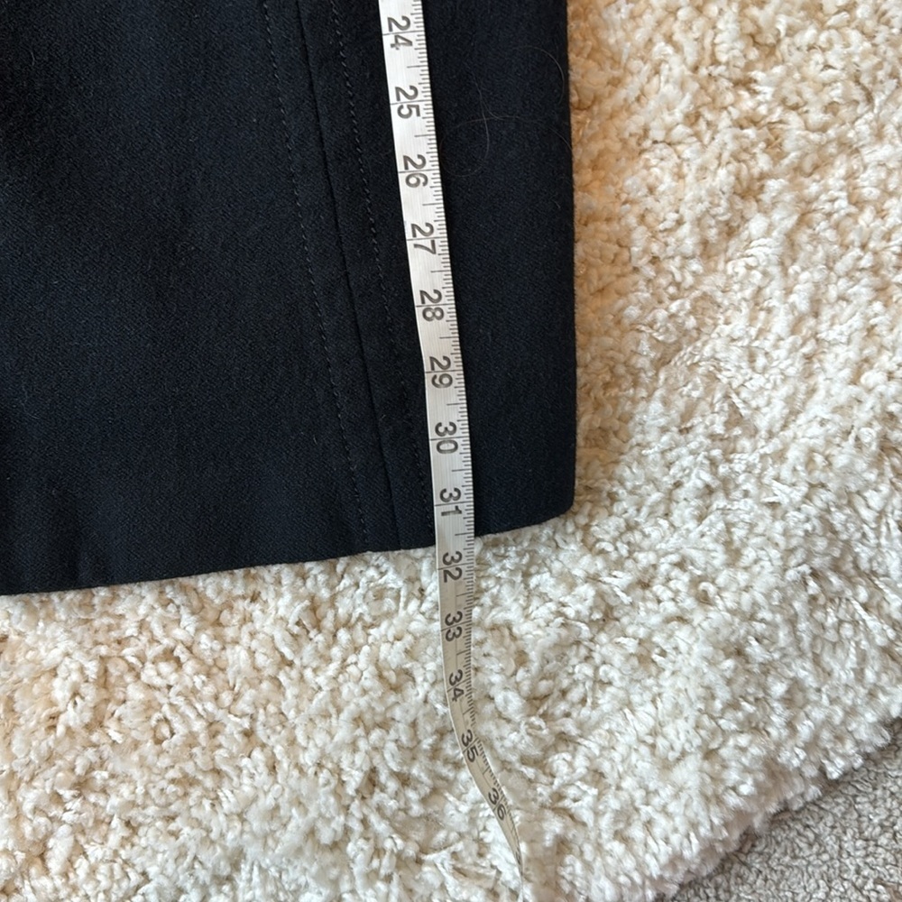Jessica Simpson Wool Blend Collared Long Sleeve Button Front Coat Black Medium - Picture 2 of 9